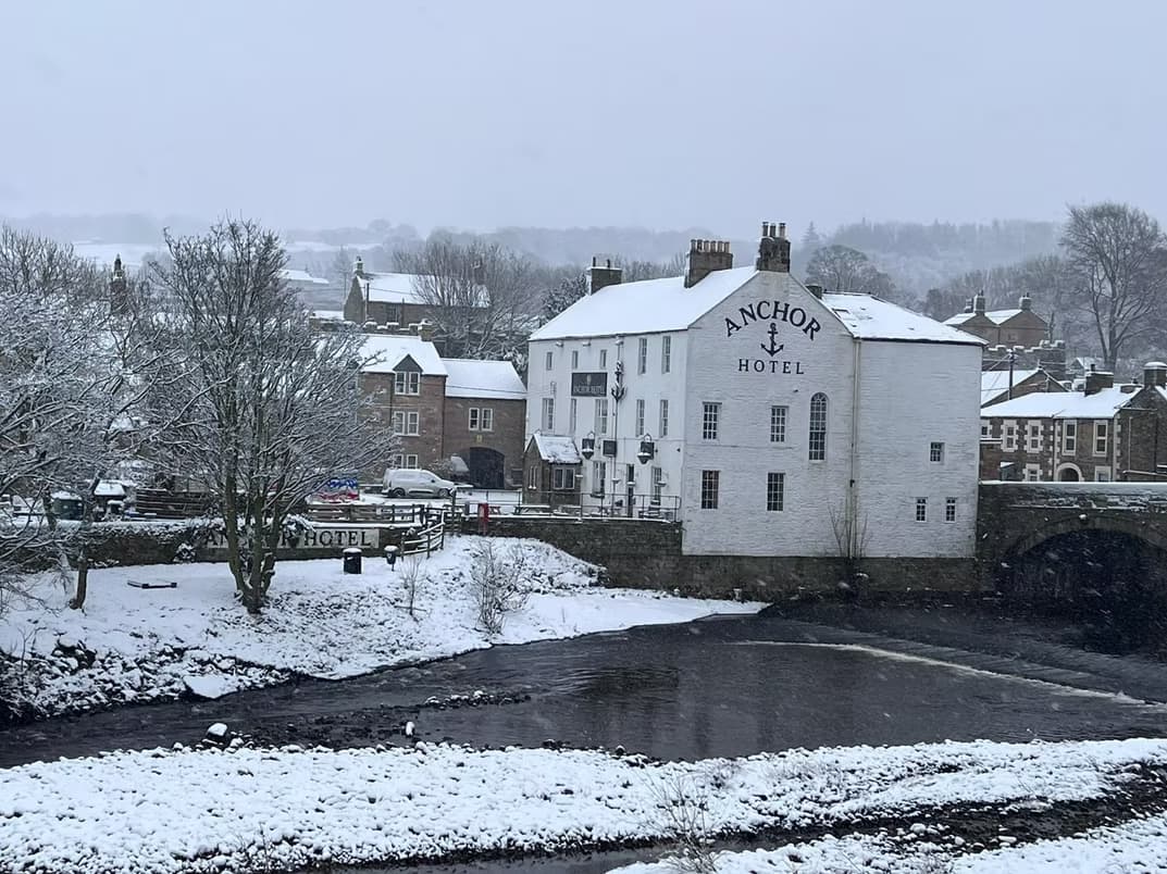 Village lane near The Anchor